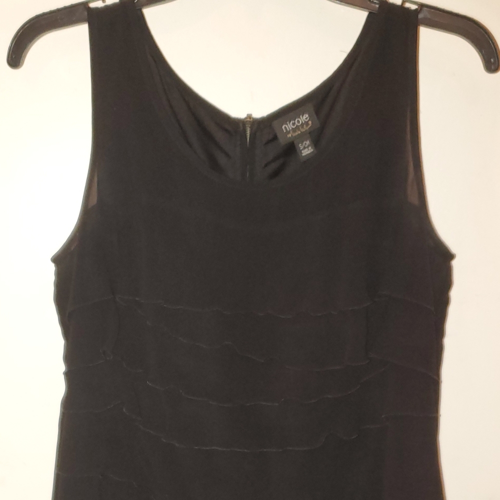 Nicole Miller ruffle tiered blouse